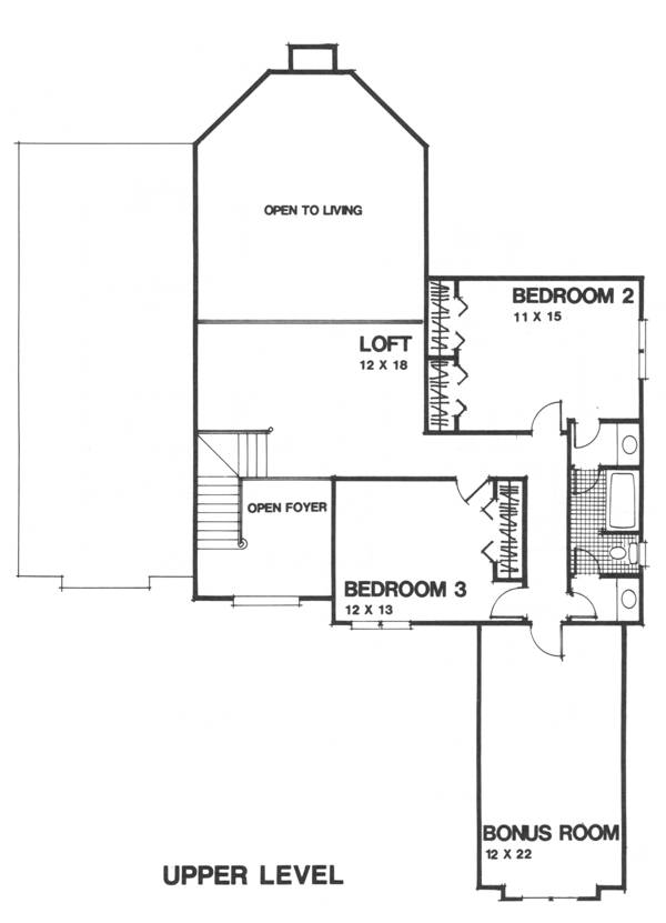 Upper Level Floorplan